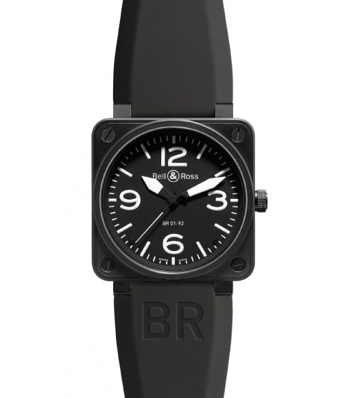 Bell & Ross Automatic 46mm Mens Watch Replica BR 01-92 CARBON